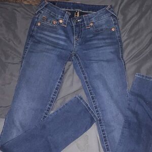 True Religion Dark Blue Skinny Jeans